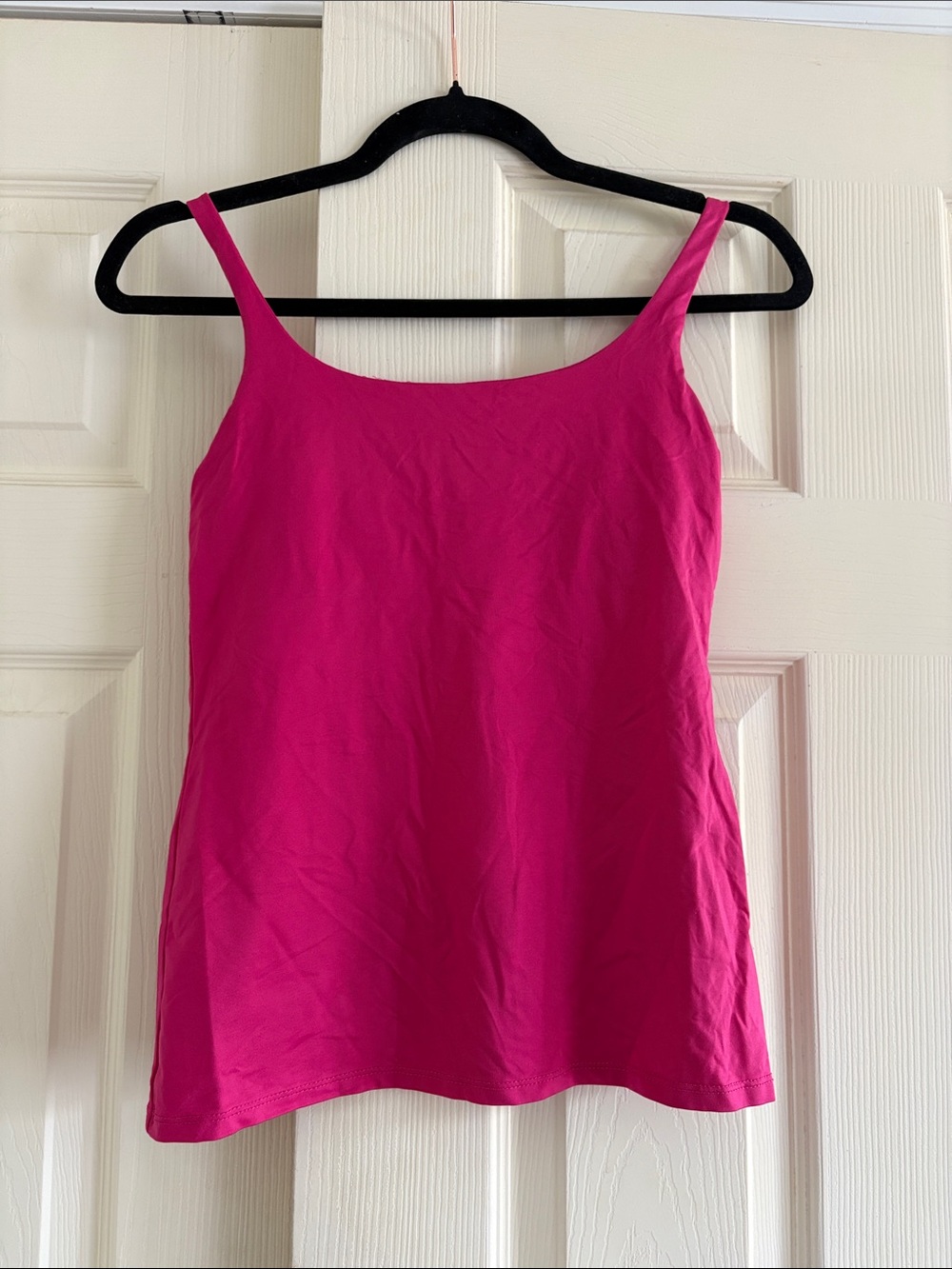 New York & Company Hot Pink Slim Strap Camisole